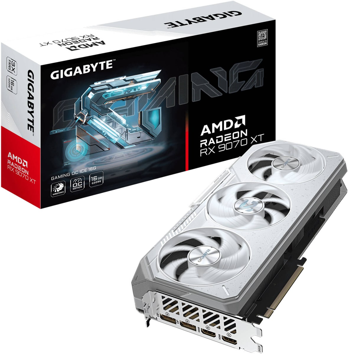 Radeon RX 9070 XT GAMING OC ICE 16G