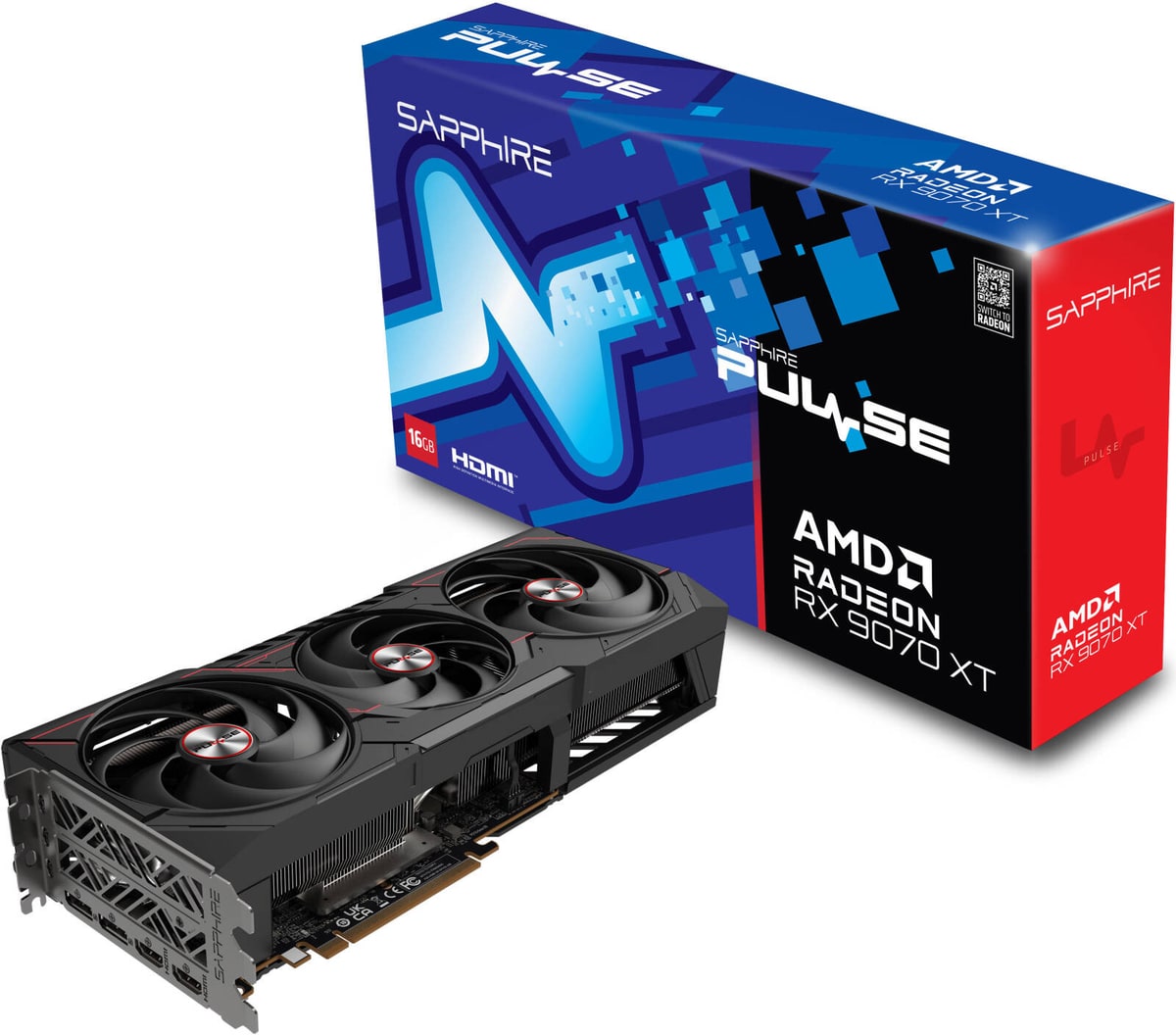 PULSE Radeon RX 9070 XT 16GB
